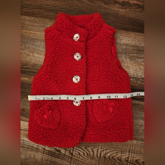 Kid's headquarters vest, red color, 18/24 months - Picture 7 of 7